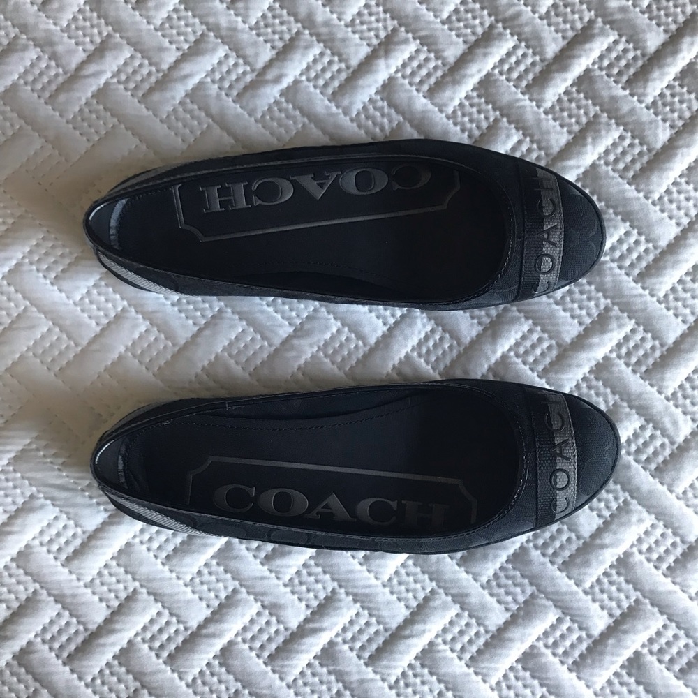 Coach flats - black - dabney - 9
